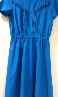 Zalora Blue Dress small