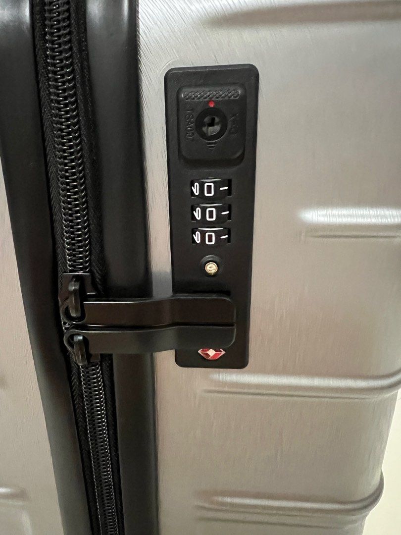 Zara Man Luggage Hand carry flight size with lock, Men's Fashion