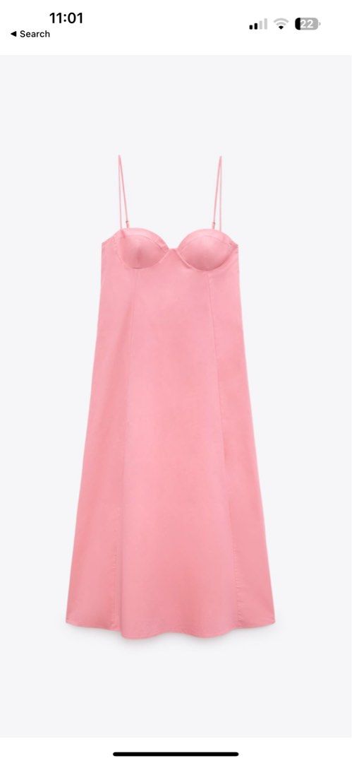 Zara poplin midi dress, Women