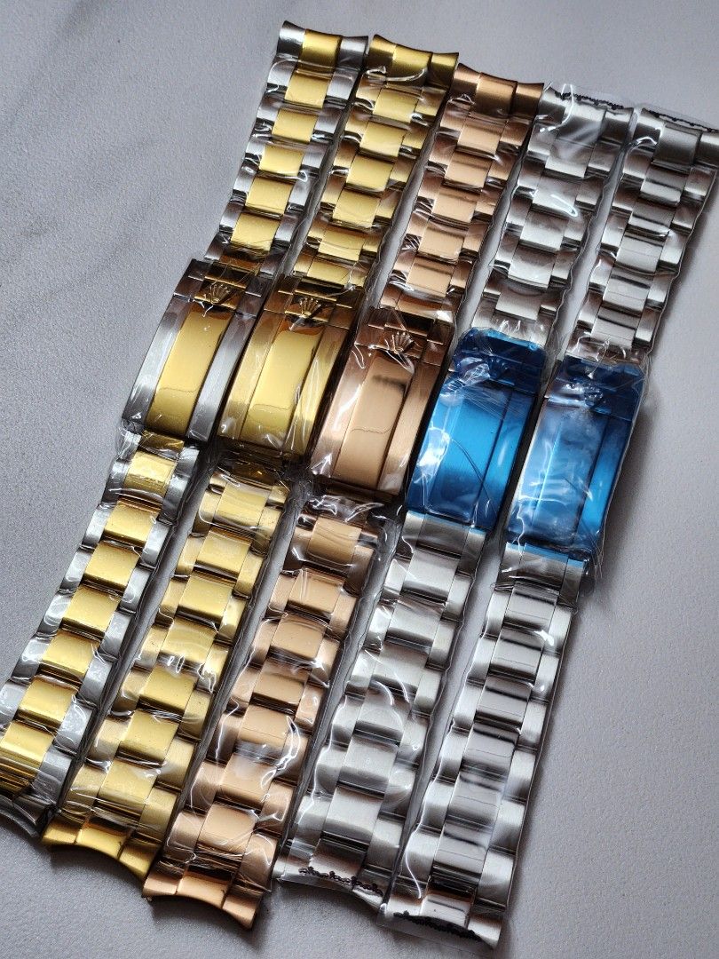 20mm Rolex Metal Bracelet Watch Strap
