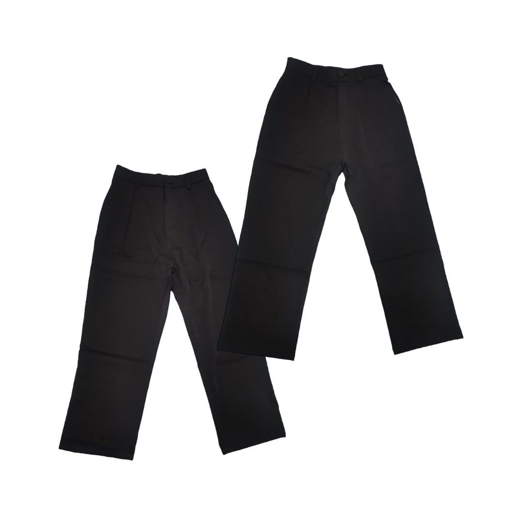 2 for 250 | Korean Straight Leg Pants (Category: Trousers) located in San Rafael. Submitted by allthatstash (Listing ID 1257744401, Image 1). Description: Korean summer straight leg loose men's wide-legged casual fashion pants suit pants °bought these pants for 265 pesos each on L app. °brand new. never used. °sizes are L & XXL °same brand but different quality ng tela. XXL is silk-ish and softer than the L. °color may vary due to lighting condit