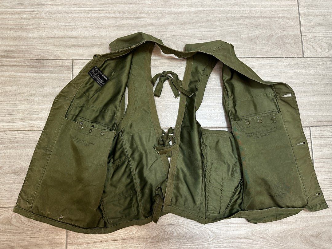 40s WWII C-1 survival vest US ARMY 背心原版, 男裝, 上身及套裝