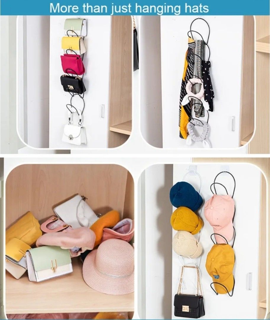 Cap organizer shop closet