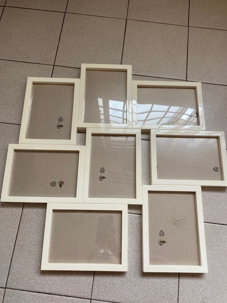 8 Photo Collage Frame Ikea VaxBo, Furniture & Home Living, Home Decor
