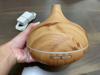 木紋氣氛燈香氛機 （附精油及遙控器