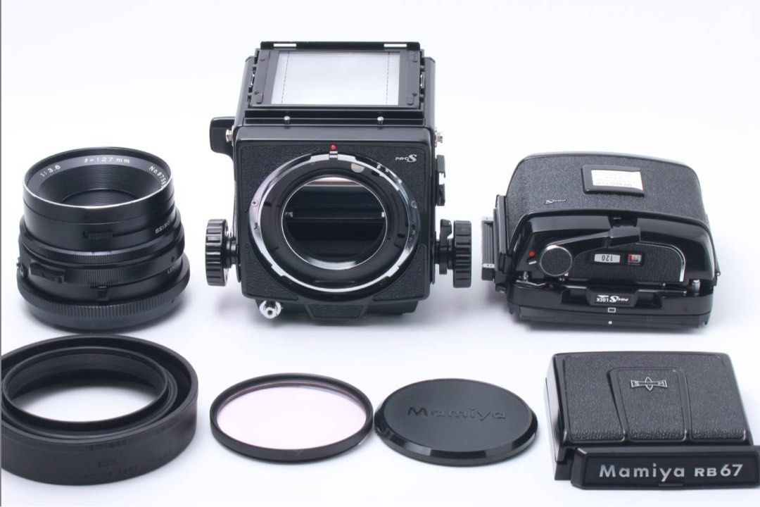 極新淨] MAMIYA RB67 Pro S SEKOR C 127mm f/3.8, 攝影器材, 相機