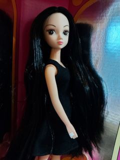 正版可兒黑髮版 not is Barbie or jenny 女頭雕