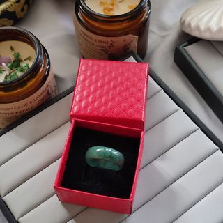 🌱 Prepare To Deliver 🍃Type A Jadeite Jade Thick Type Bangle Ring 🍃💍