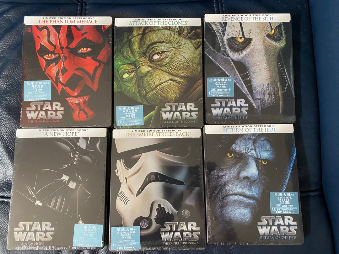 全新Star Wars 鐵盒版1-6集星球大戰, 興趣及遊戲, 音樂、樂器& 配件