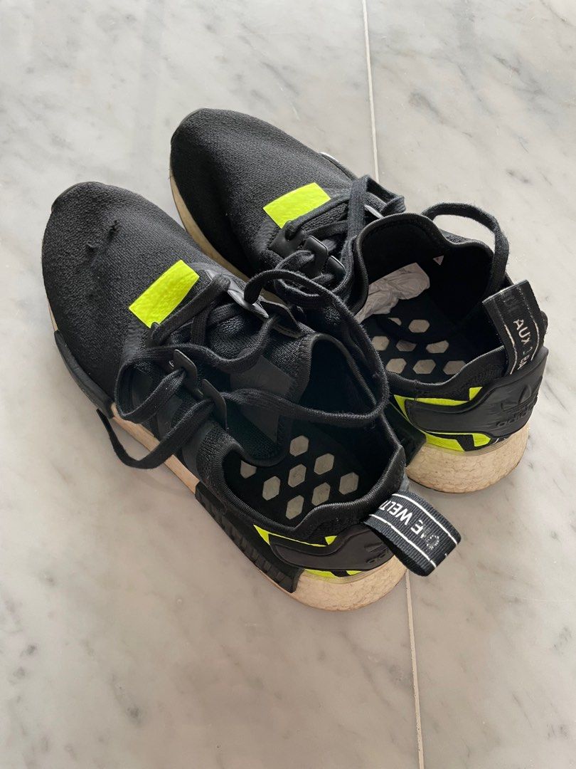 Adidas NMD R1 Neon Yellow Men s Fashion Footwear Sneakers on