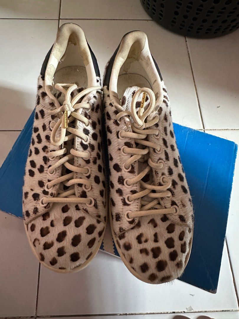 adidas stan smith faux fur leopard Men s Fashion Footwear