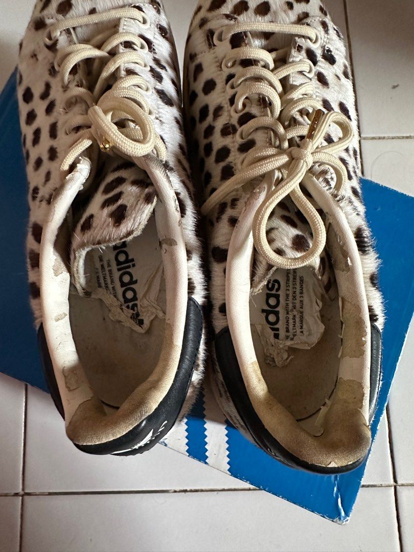 adidas stan smith faux fur leopard Men s Fashion Footwear