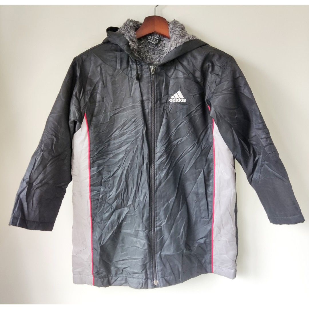 Adidas furry jacket outlet