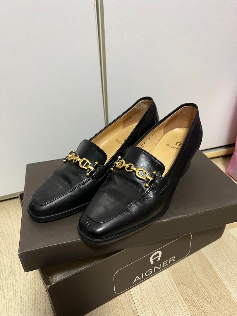 Aigner Leather Loafers