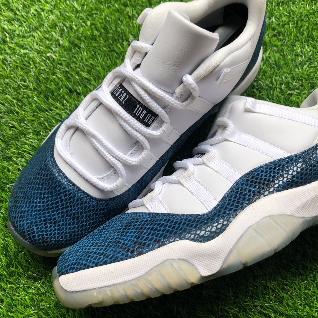 Air Jordan 11 Low Navy Snakeskin 2019 Men s Fashion Footwear