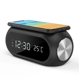 Alarm clock with wireless charger