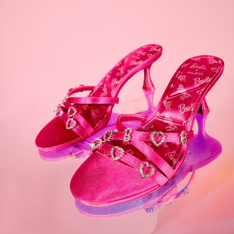 Barbie sandals with heels hotsell