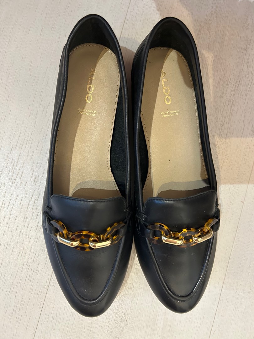 Aldo gold clearance loafers