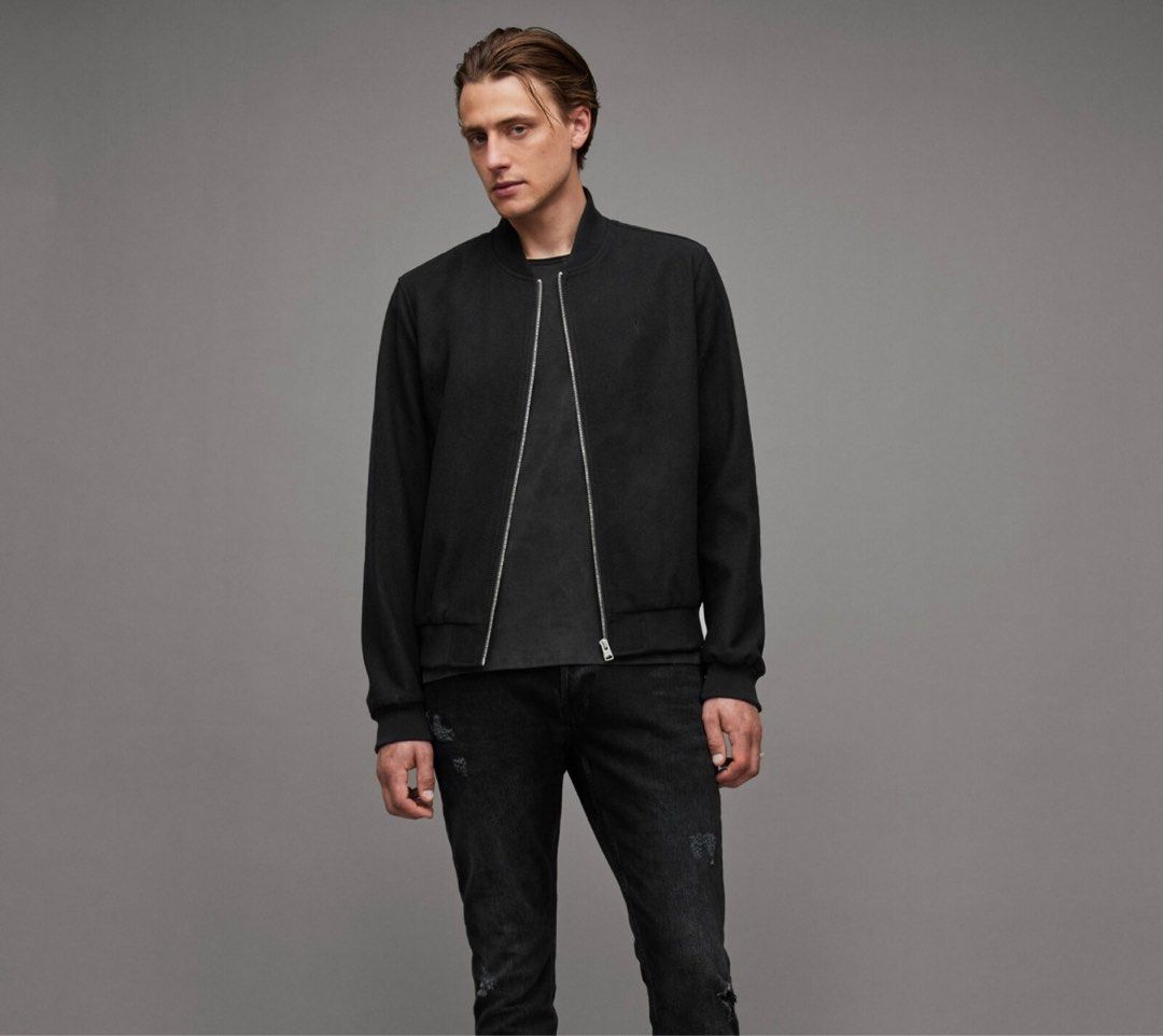 All saints clearance mens bomber jacket