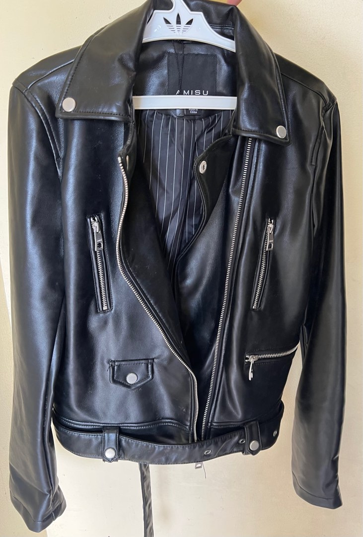 Amisu shop leather jacket