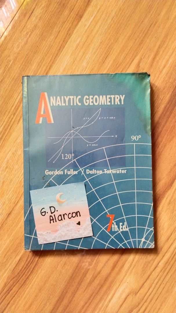 Analytic Geometry (Category: Textbooks) located in Valenzuela. Submitted by graciadianna (Listing ID 1257826307, Image 1). Description: .