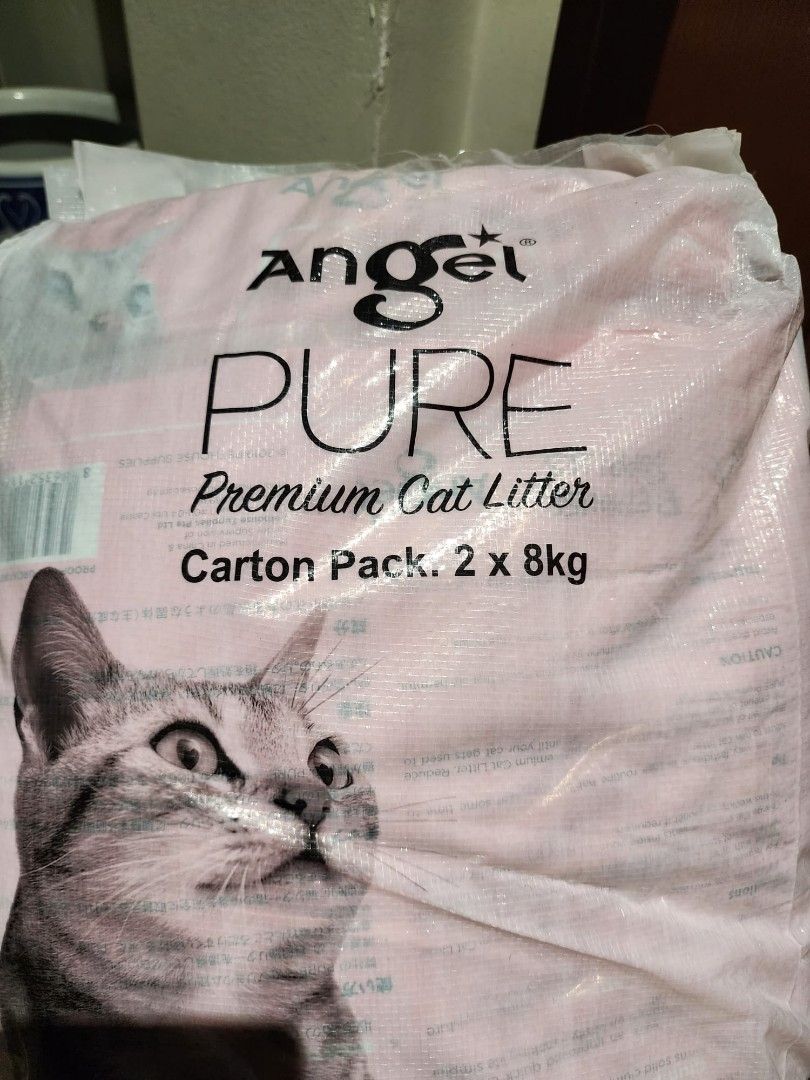 Angel Premium Unscented Cat Litter 8kg x 6pkts Pet Supplies
