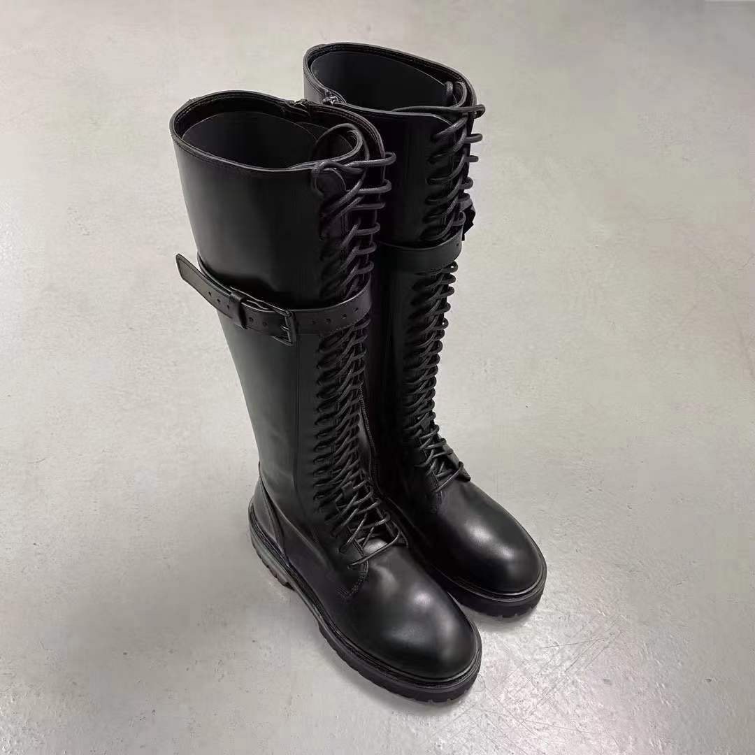 Ann demeulemeester boots 黑色長靴｜, 女裝, 鞋, 靴- Carousell