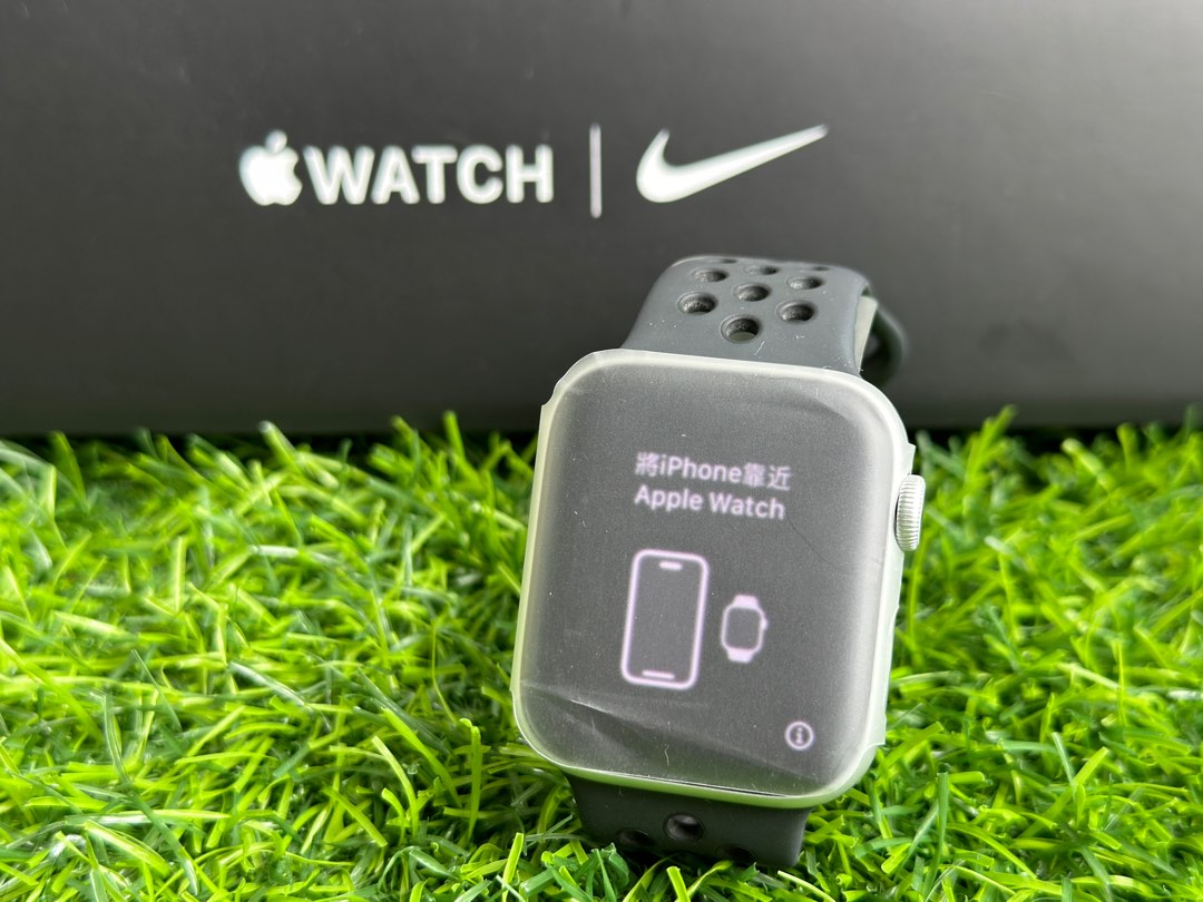 Apple watch nike series 3 silver discount