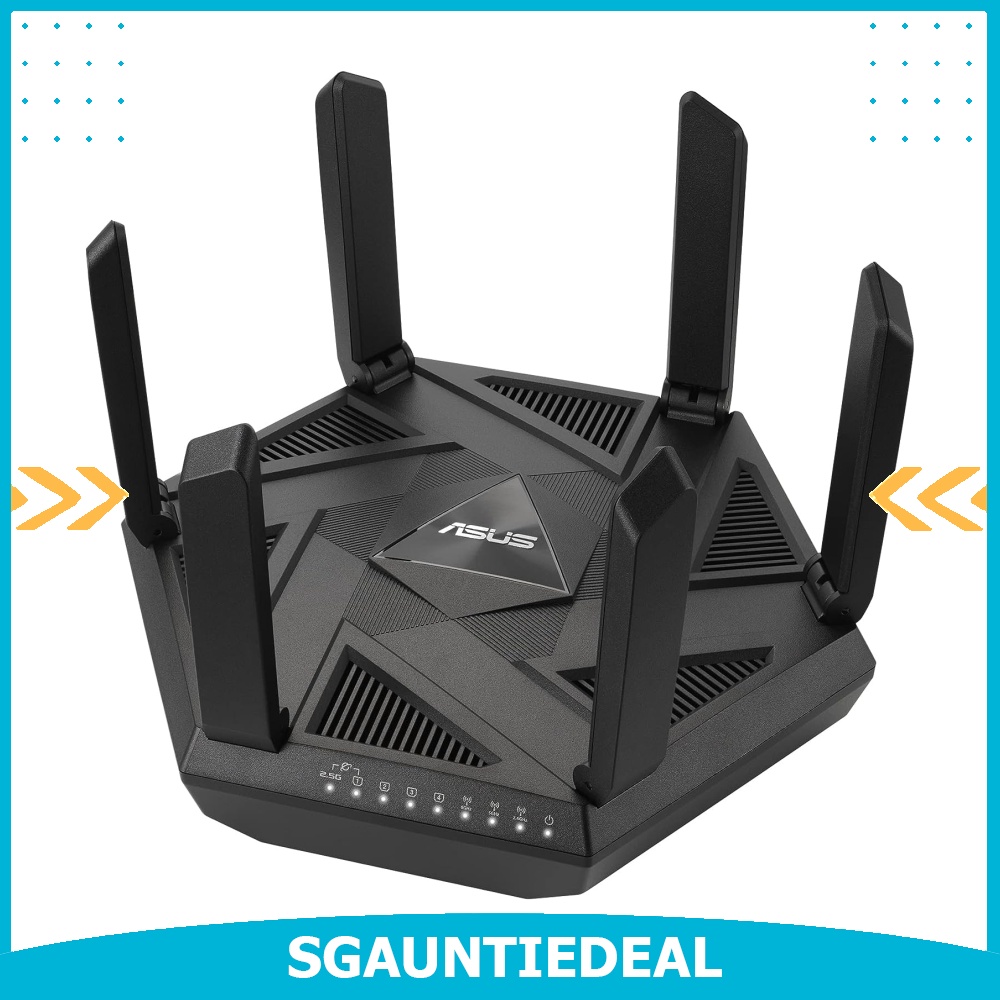 ASUS RT-AXE7800 Tri-band WiFi 6E Extendable Router, 6GHz Band, 2.5g ...
