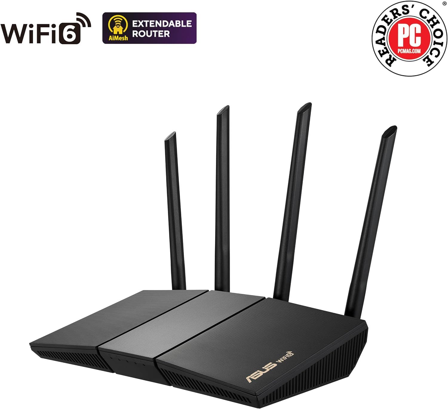 ASUS WiFi 6 Router (RT-AX57) - Dual Band AX3000 WiFi Router, Gaming ...