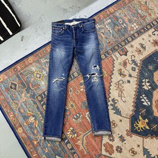 Attachment Japan Ripped Jeans nudie april 77 skinny vtg vintage