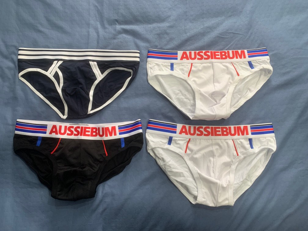 GridFit Navy Aussiebum Men's Underwear/ Briefs Next Day UK Delivery