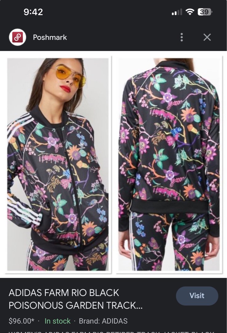 Adidas poisonous garden jacket hot sale
