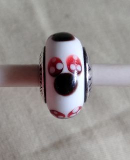 Authentic Pandora Disney's Mickey Murano Glass Charm