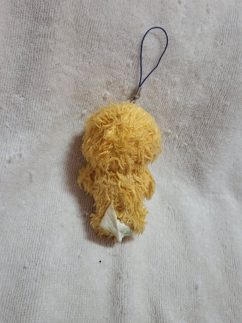 Authentic Rare Sesame Street Yellow Elmo Plush Soft Toy Bag Charm / Bag