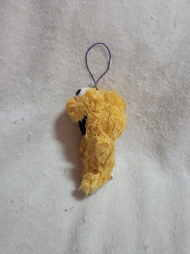 Authentic Rare Sesame Street Yellow Elmo Plush Soft Toy Bag Charm / Bag