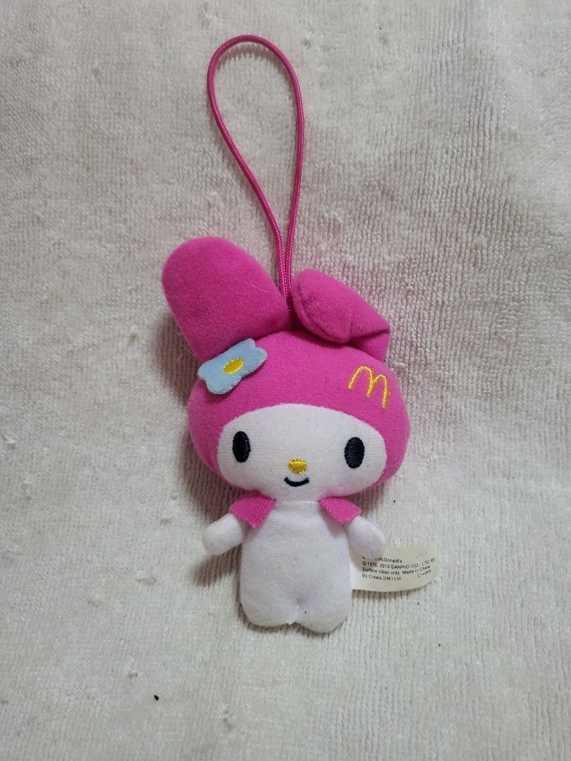 Authentic Sanrio My Melody Plush Soft Toy Bag Charm / Bag Hanger