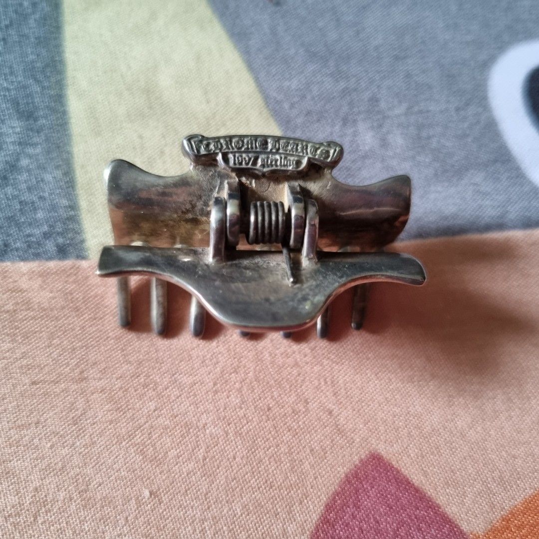 Authentic vintage Chrome hearts 1997 sterling hair clip, Women's