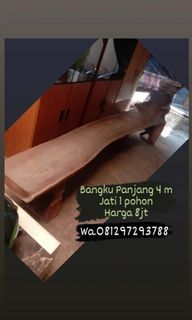 Bangku Jati 1 Pohon