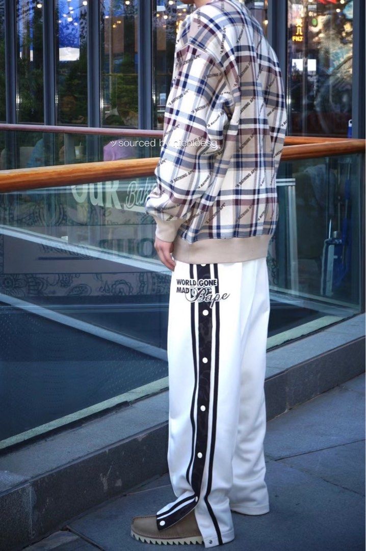 Bape track pants deals