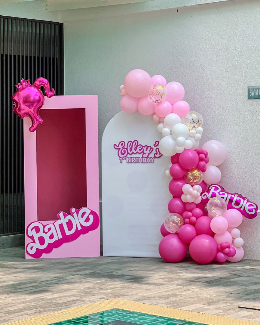 Barbie theme backdrop store