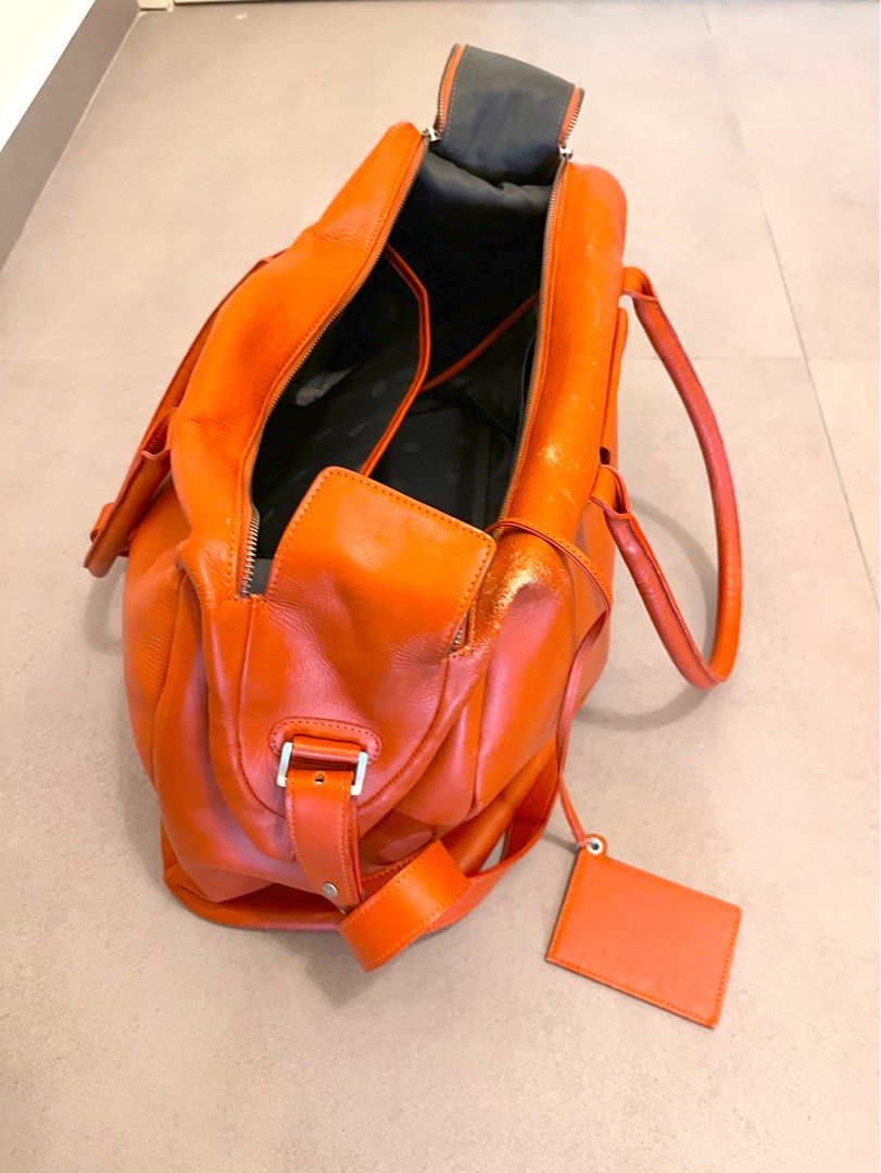 Pure leather clearance duffle bag