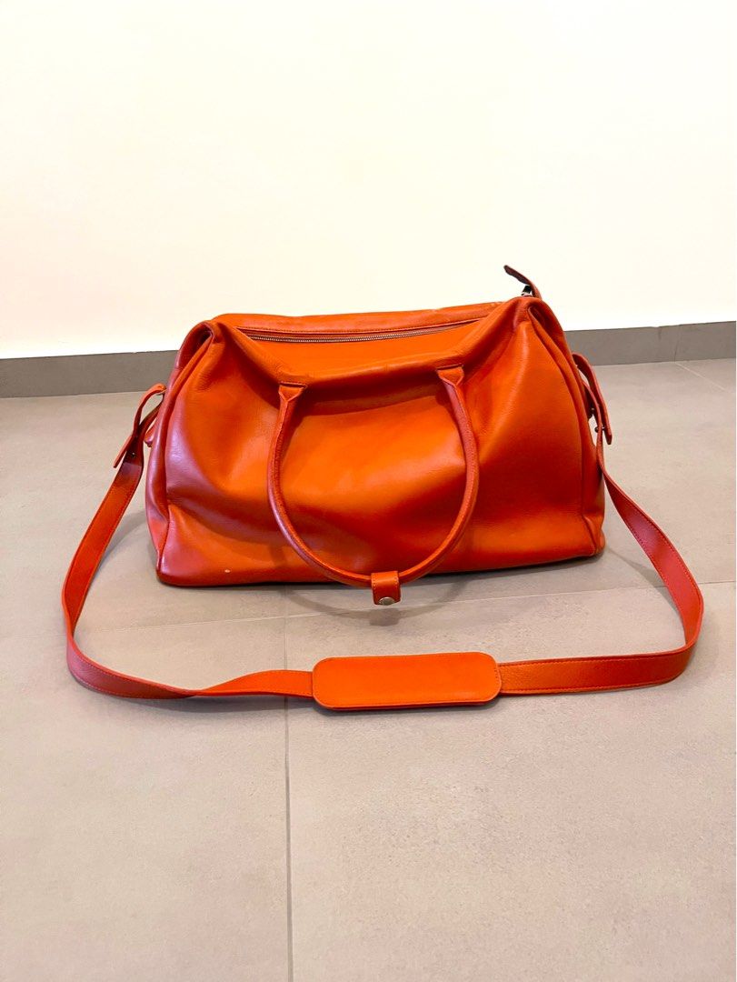Pure leather duffle bag cheap