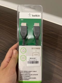 Belkin High-Speed HDMI Cable with Ethernet 1M