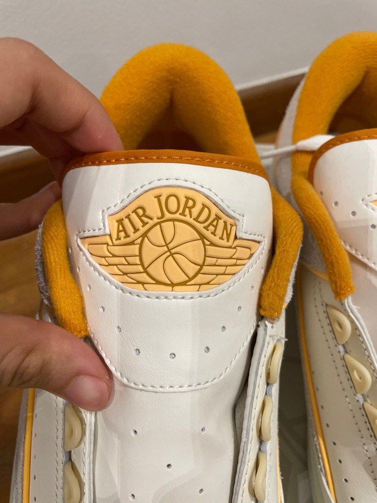 yellow air jordan 2