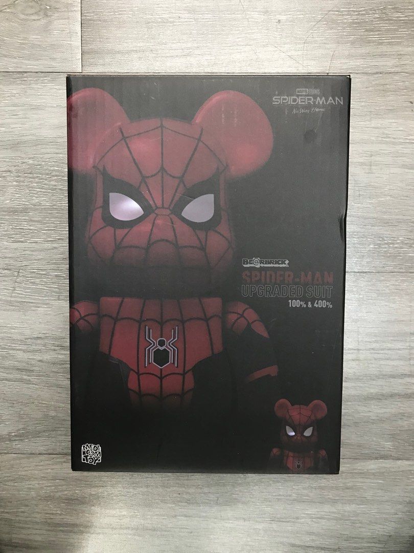 🎈門市現貨🎈Be@rbrick x Spider-Man 100% and 400% Set, 興趣及遊戲