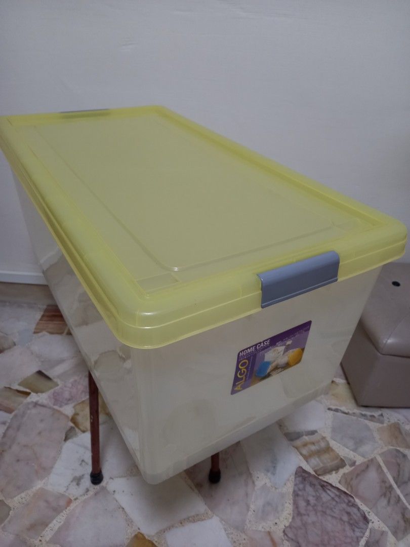 Big storage boxes with covers, Furniture & Home Living, Home