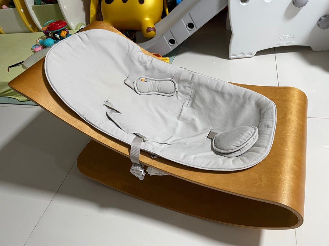 Bloom coco lounger natural wood / Baby Bouncer, Babies & Kids, Nursing & Feeding, Baby High