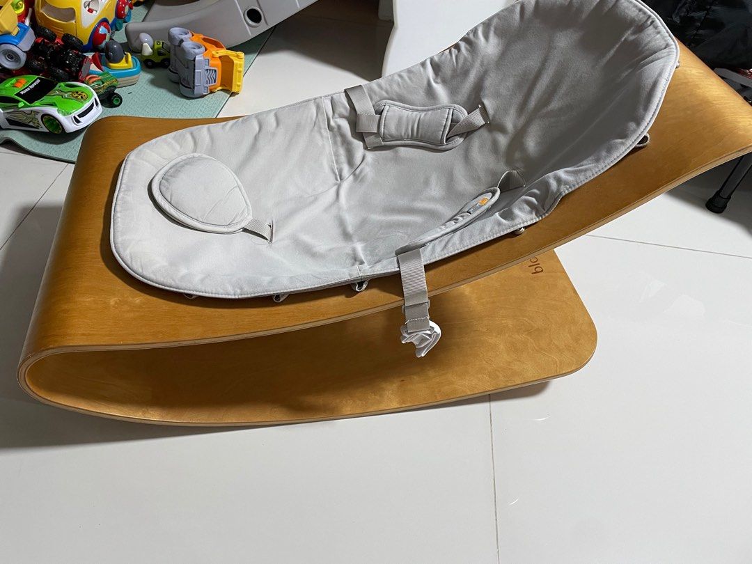 Bloom coco lounger natural wood / Baby Bouncer, Babies & Kids, Nursing & Feeding, Baby High
