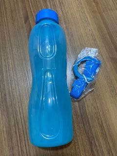 Blue 1L Water Bottle with Strap